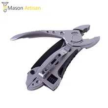 1 Piezas Portable Alicates Multiusos de Acero Inoxidable Cuchillo de Supervivencia Al Aire Libre Multi Herramientas Destornilladores Llave de Herramienta de Mano