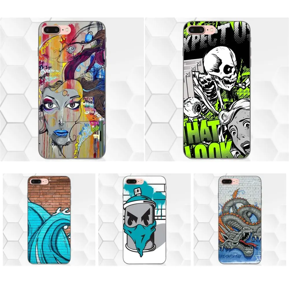 Spray Paint Graffiti Street Art Print For Huawei Honor 5A 6A 6C 7A 7C 7X 8A 8C 8X 9 10 P8 P9 P10 P20 P30 Mini Lite Plus | Мобильные