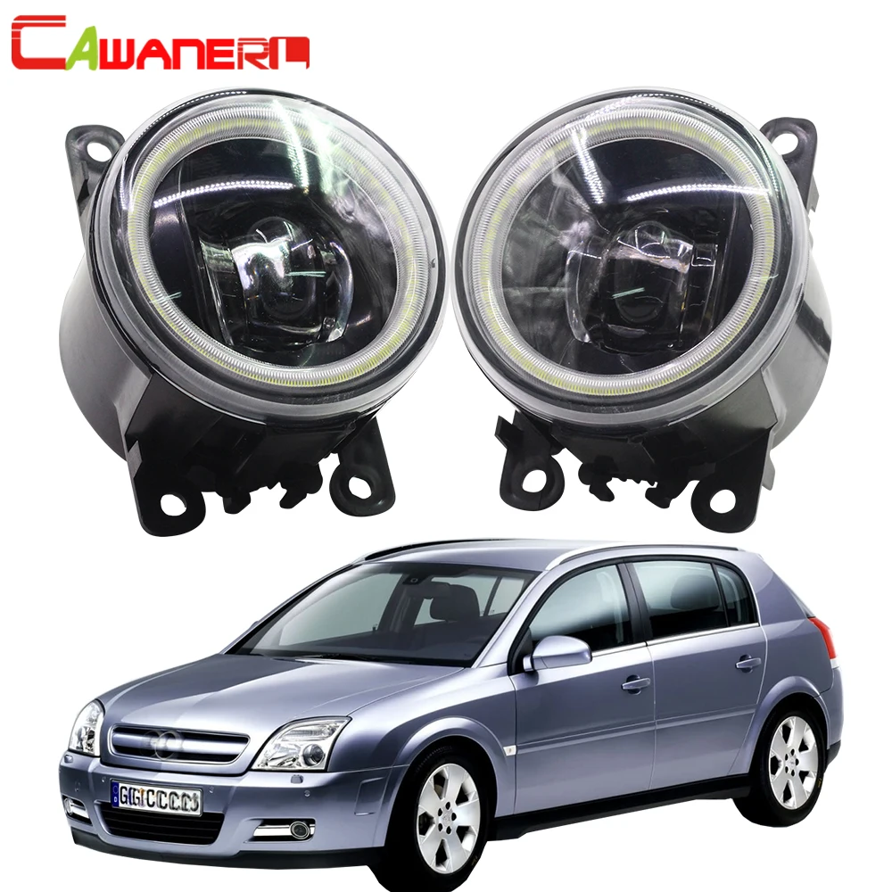 

Cawanerl For Opel Signum Hatchback 2003-2015 Car Styling 4000LM LED Lamp H11 Fog Light Angel Eye Daytime Running Light DRL 12V