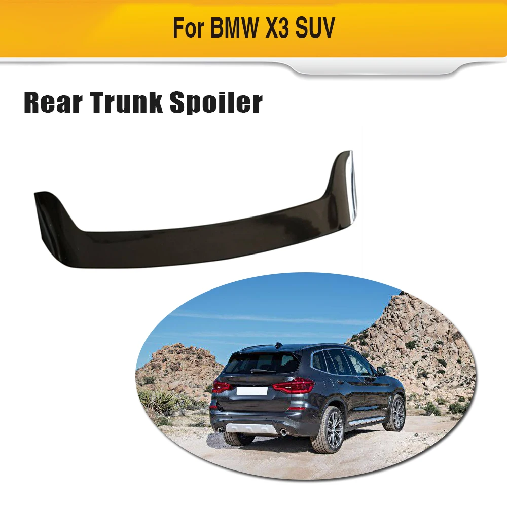 

ABS Glossy Black Car Rear Roof Spoiler Wing Lip for BMW X3 G01 Not for X3M 2018 2019 JC Sytle Car Sticker Spoiler