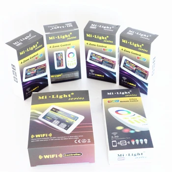

Mi Light 2.4G Wireless WiFi APP iOS Android Touch Screen RF Remote Controller for 2835 3014 3528 5050 RGB RGBW LED strip light