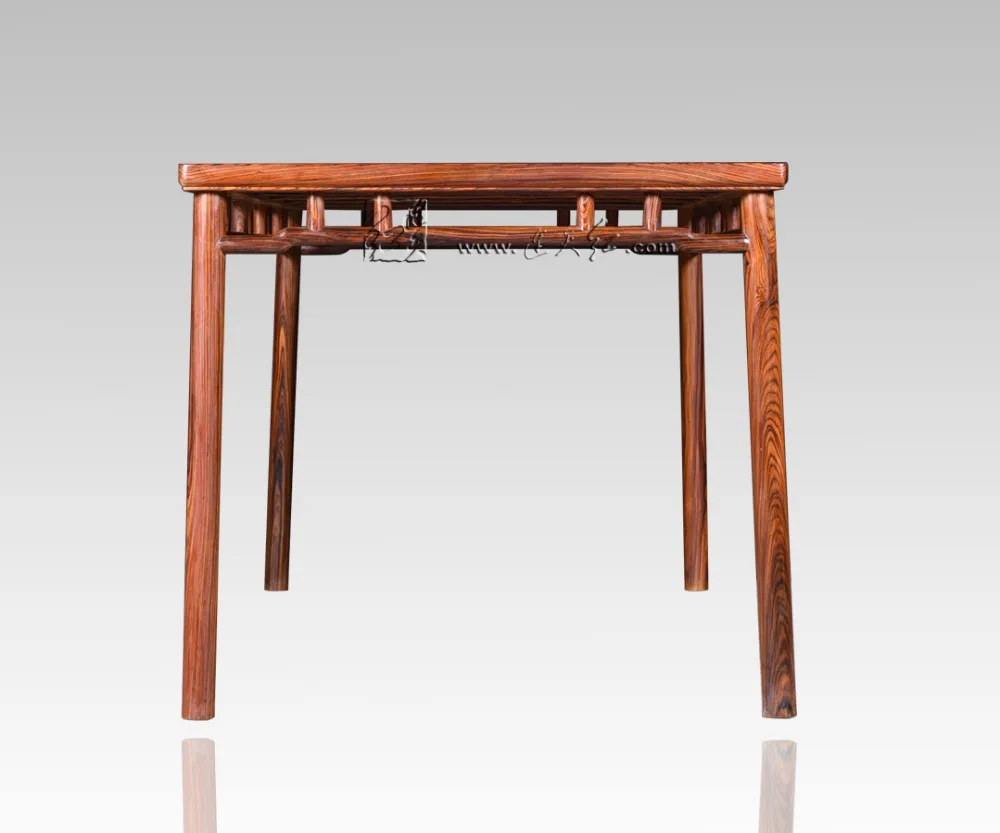 Rectangle Table Chinese Neoclassical Dining Desk Rosewood Home Living Room Furniture Solid Wood Office Conference Board Annatto