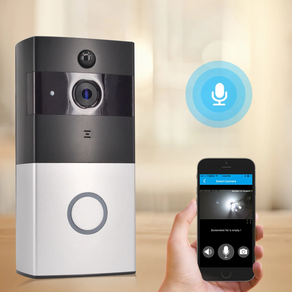 CTVMAN Wireless Video Door Phone Doorbell Camera Battery Doorphone Video Intercom System Wifi Doorbells with PIR & SD Card01