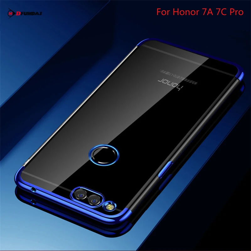 Чехол для Honor 7C 7A Pro чехлы Huawei чехол задней панели из мягкого силикона ТПУ