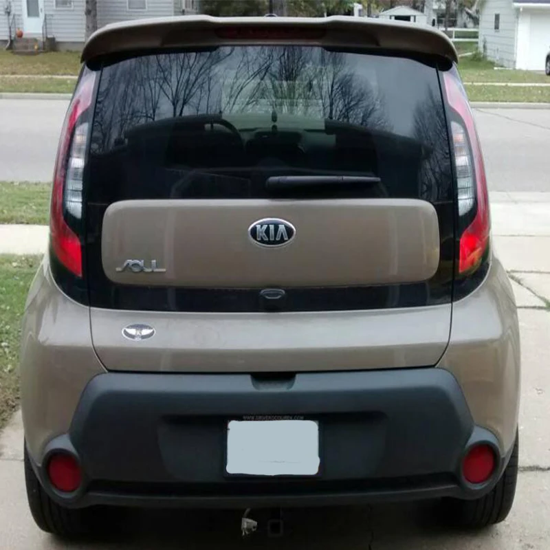 Спойлер для Kia Soul 2014 по 2018 высококачественный АБС пластик праймер или любой цвет