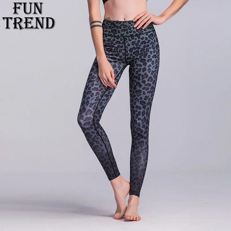 leopard print gym tights