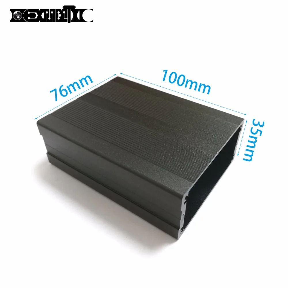 Aluminum alloy Instrument shell electric enclosure box DIY 76x35x100mm   NEW