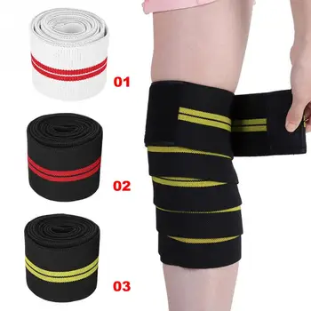 

1pc Adjustable Knee Strap Guard High Elasticity Wrist Knee Thigh Support Brace Strap