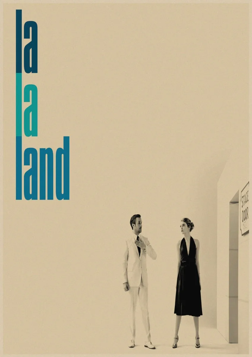 Ретро-плакат LA LAND, кинопостеры, крафт-бумага, принты, наклейки на стену, для бара, кафе, домашнего декора, для домашнего творчества, бренд A2 - Цвет: 26