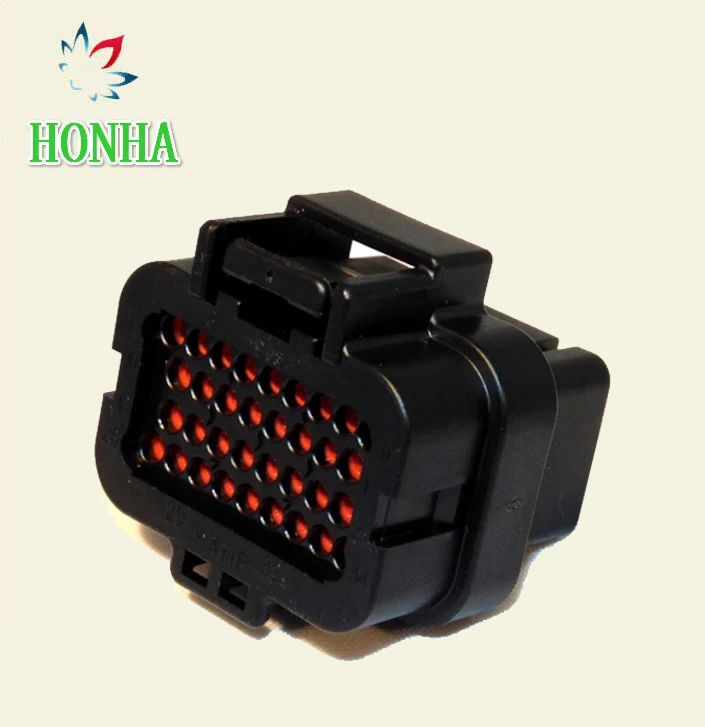 

free shipping 34 Pin 4-1437290-0 Female And Male Tyco AMP Auto Oil Gas Connector