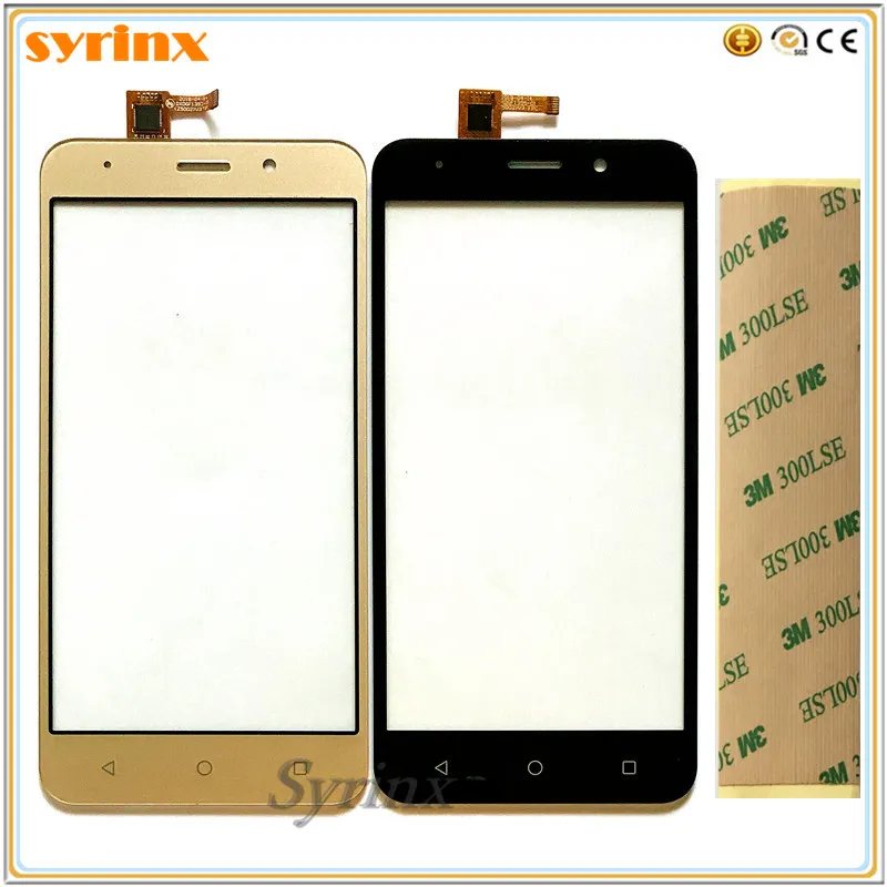 

Syrinx Free 3m Tape Moible Phone Touch Screen Digitizer For Vertex impress luck Front Panel Glass Lens Sensor Touchscreen