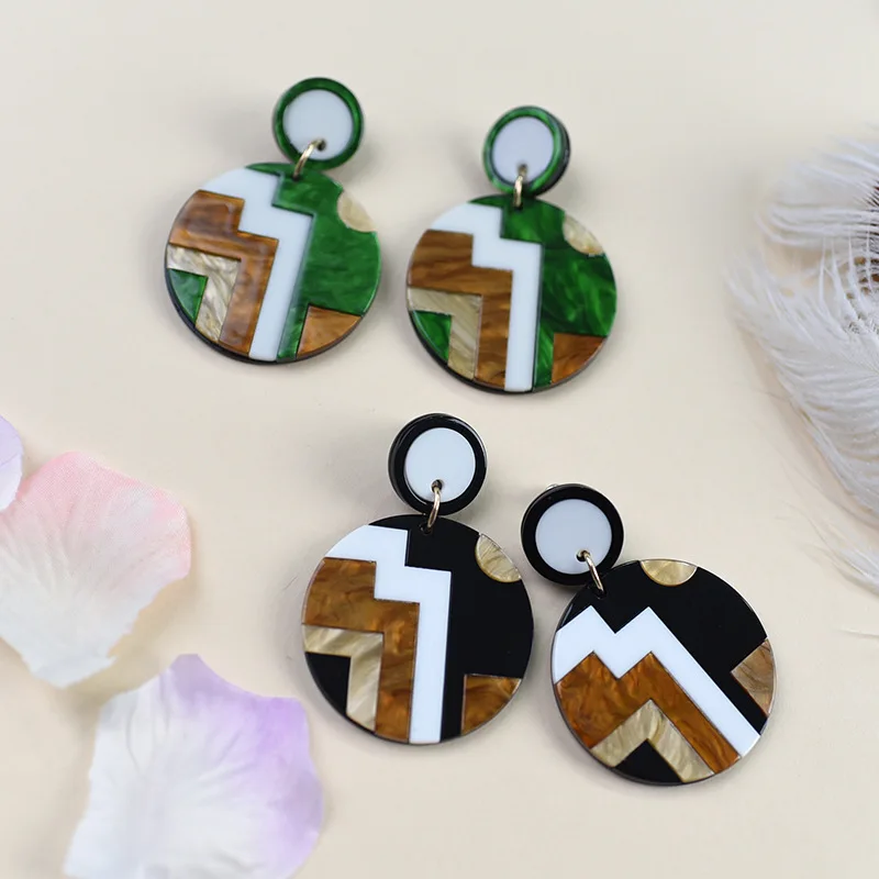 2019 новые модные вечерние серьги Bijoux Brincos геометрические большие круглые