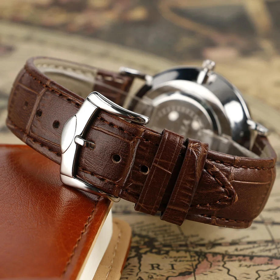 YISUYA Top Brand Luxury Women Watches Calendar Brown Genuine Leather Band Ladies Quartz Wristwatch Minimalist Sports Clock 2017  (13)