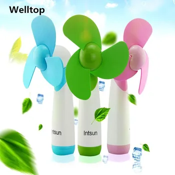 

Super Mute Portable Mini Fan Battery Operated Air Cooling Handheld Fans Small light Multicolor Electric Personal Fan ventilator