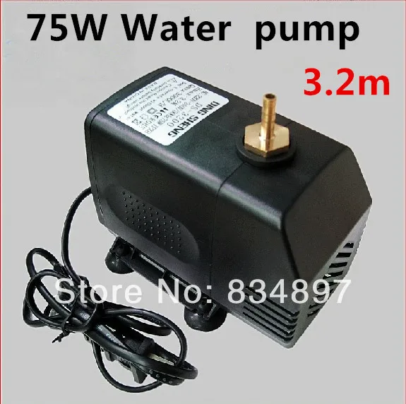 

engraving machine tool cooling 75w 3.2m water pump for cnc router 2.2kw spindle motor and 1.5kw spindle motor 1pcs