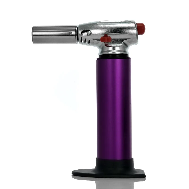 

Good Quality Windproof Jet Lighter Special Purple Cigarette Lighter and Flame Torch Lighter For BBQ Kitchen, Without Gas Fuel