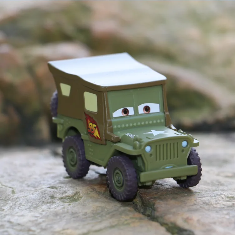 100% Оригинальные Pixar машинки команда Sarge литья под давлением Металл игрушечных
