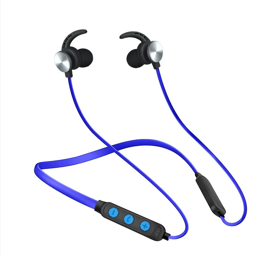 YOU FIRST Bluetooth наушники беспроводные наушники для телефона Спорт стерео Магнитная гарнитура Bluetooth Auriculars с микрофоном - Цвет: Blue