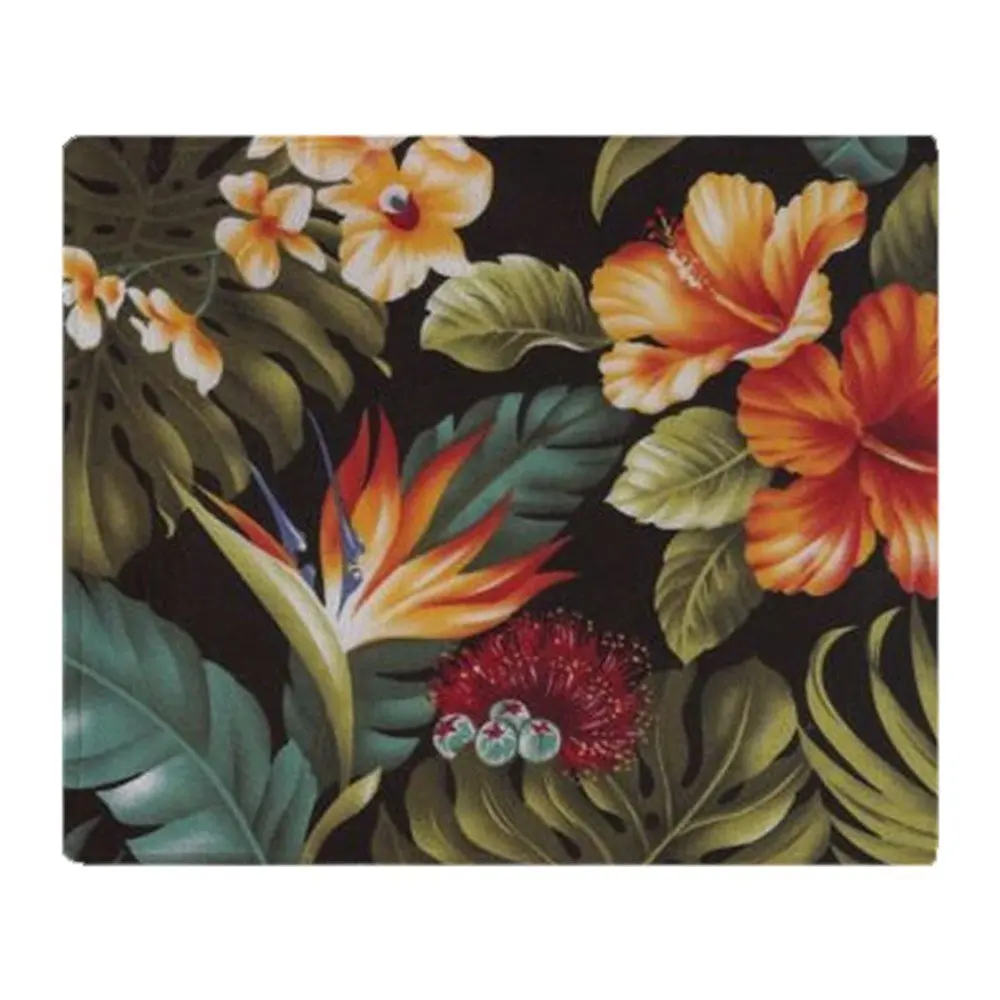 

Hawaiian Flowers Soft Fleece Throw Blanket Soft Flannel Blanket to on for the sofa/Bed/Car Portable Plaids