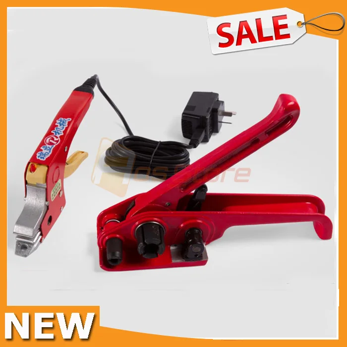 

220V Sealless Manual Handy Strap Tool Electric Heating Welding Strapping Tool Packing Pliers Clamp