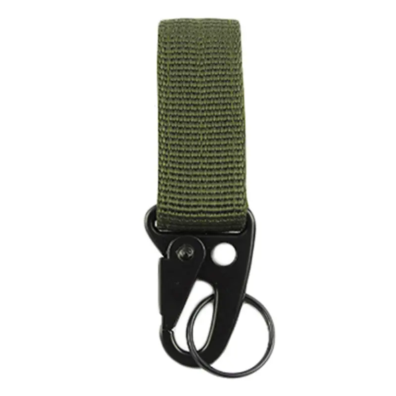 

Hanging Carabiner 3 Colors Hooks Durable Sturdy Holder Useful Ordinary Bag Molle Strap Nylon Webbing