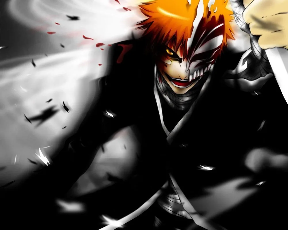 P1372 Anime Bleach Poster Home Decor Oco Ichigo Papel De Parede De