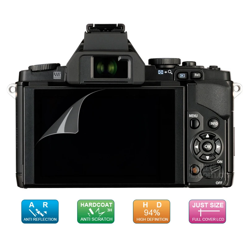 (6 шт. 3 упаковки) Защитная пленка для ЖК-экрана цифровой камеры Olympus OM-D/EM5/E M5 |