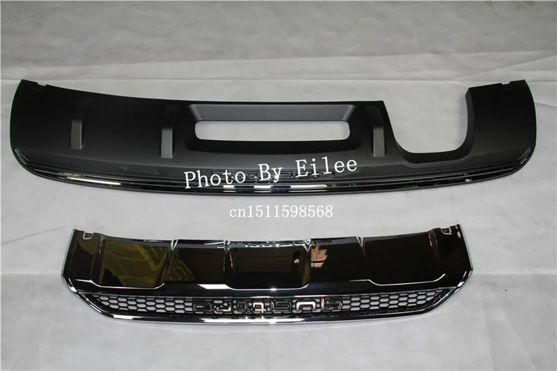 

ABS Front and Rear bumper board guard skid plate Nerf bar for Audi Q3 2012 2013 2014 2015