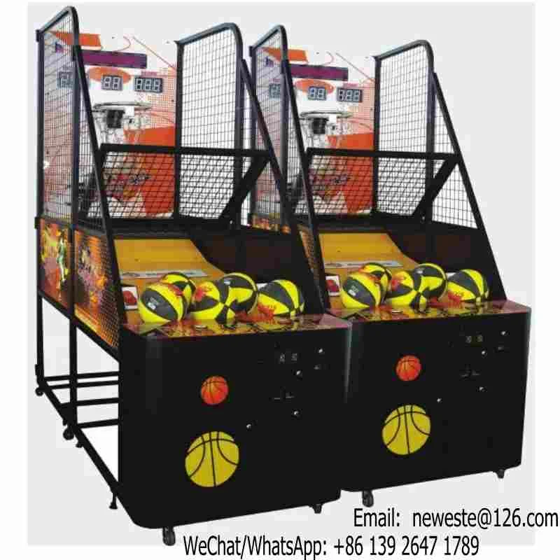 Students Adults Indoor Coin Operated Street Basketball Arcade Game