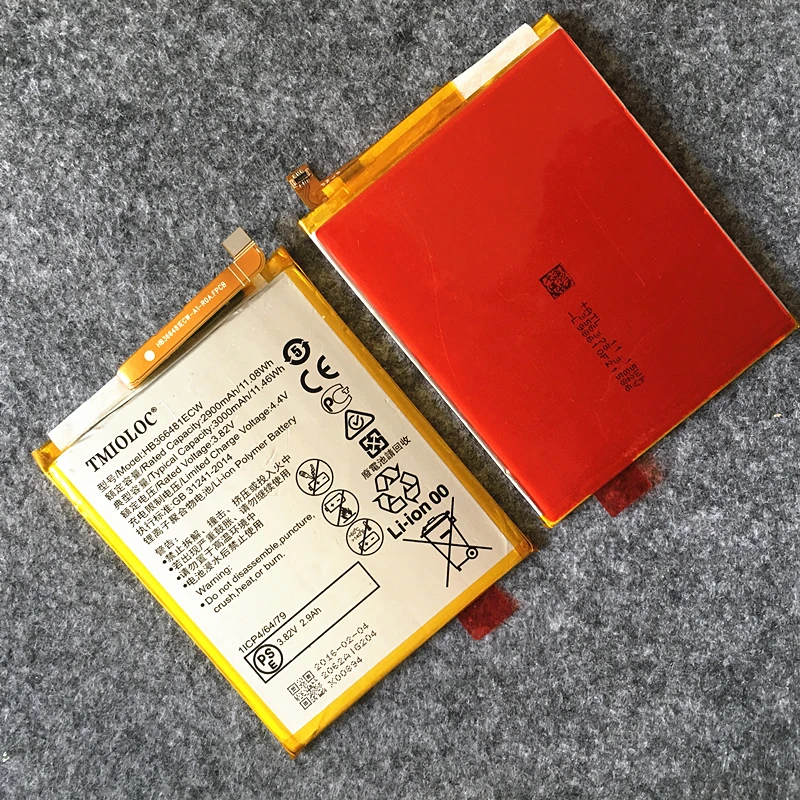 

New Original HB366481ECW Real 3000mAh Battery For Huawei honor 6c pro v9 play JMM-L22