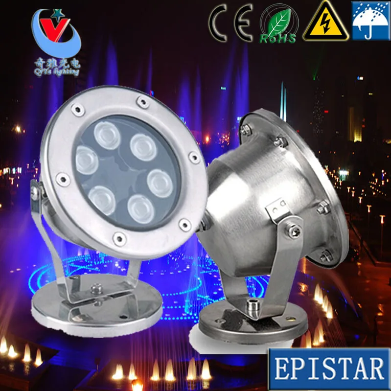 10pcs/lot 12V LED underwater light for swimming pool,flood light