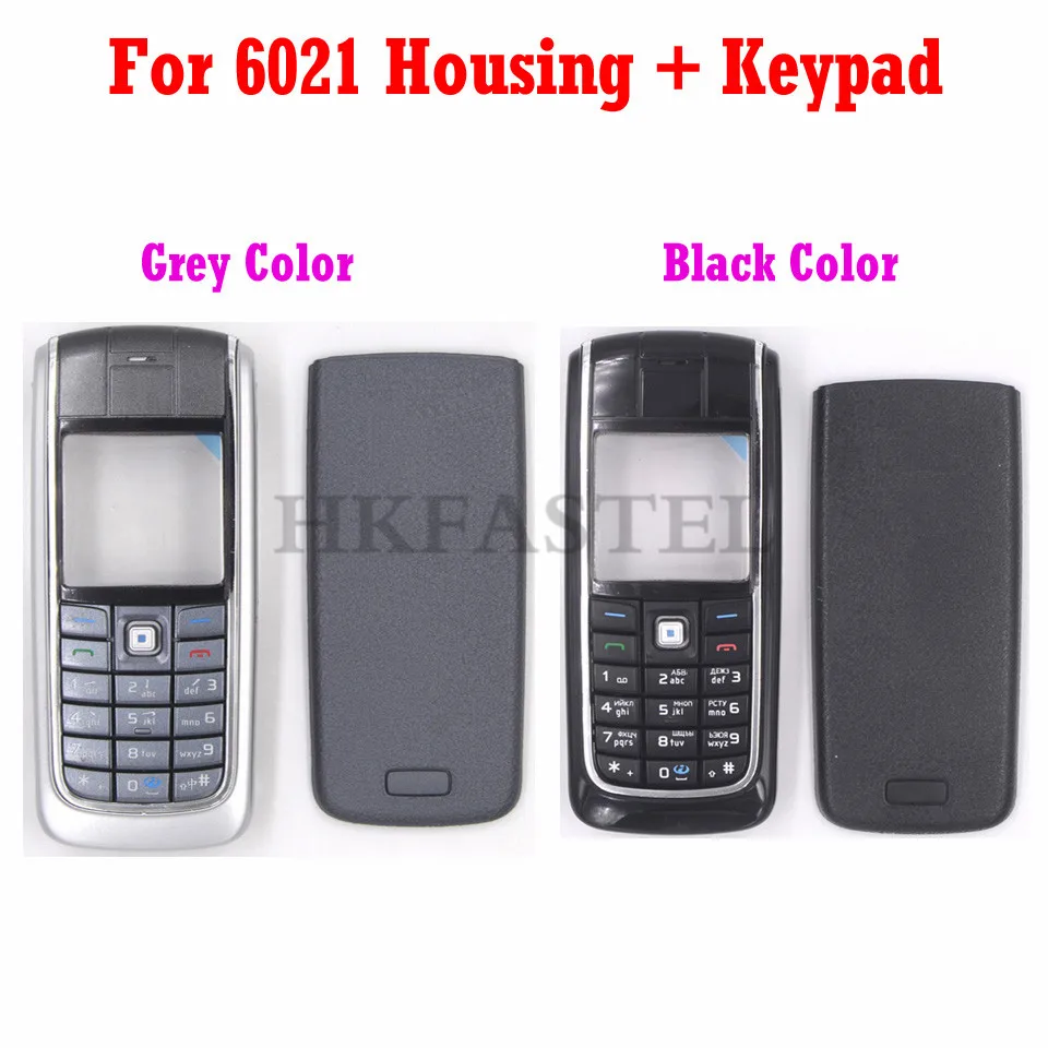 

HKFASTEL New Housing keyboard For Nokia 6021 Front LCD Display Frame Cover Back battery Case Chinese / Russian/ Hebrew Keypad