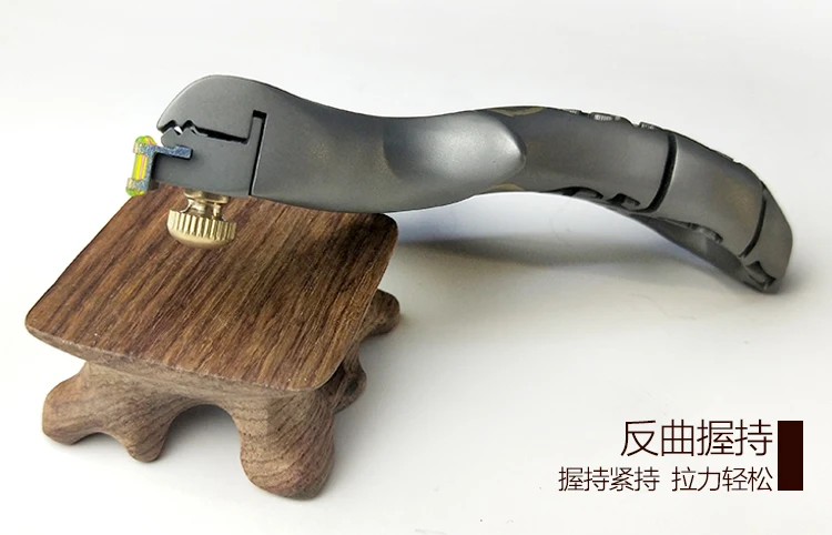 

high-grade All-titanium alloy tc21 outdoor flat rubber band professional precision competition catapult fast press free tied