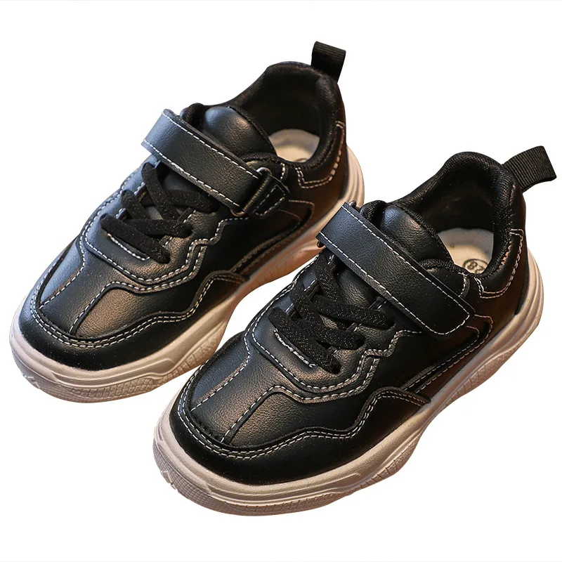 

ULKNN black sneakers for boys casual white Kid's shoes outdoor white casual girls sports shoes tide 2019 girls student shoe