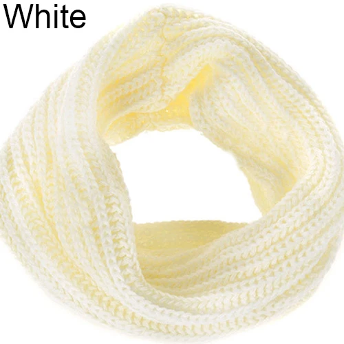 Мода унисекс зима теплый знак бесконечности кабель вязаный хомут шеи длинный шарф шаль