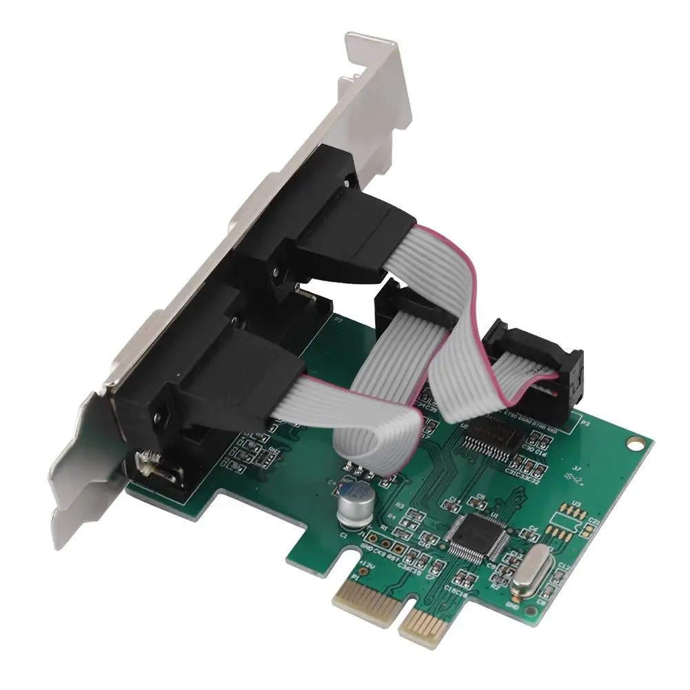 PCI-E для 2 последовательных карт+ 1 параллельная портовая карта PCI плата расширения LPT порт адаптера