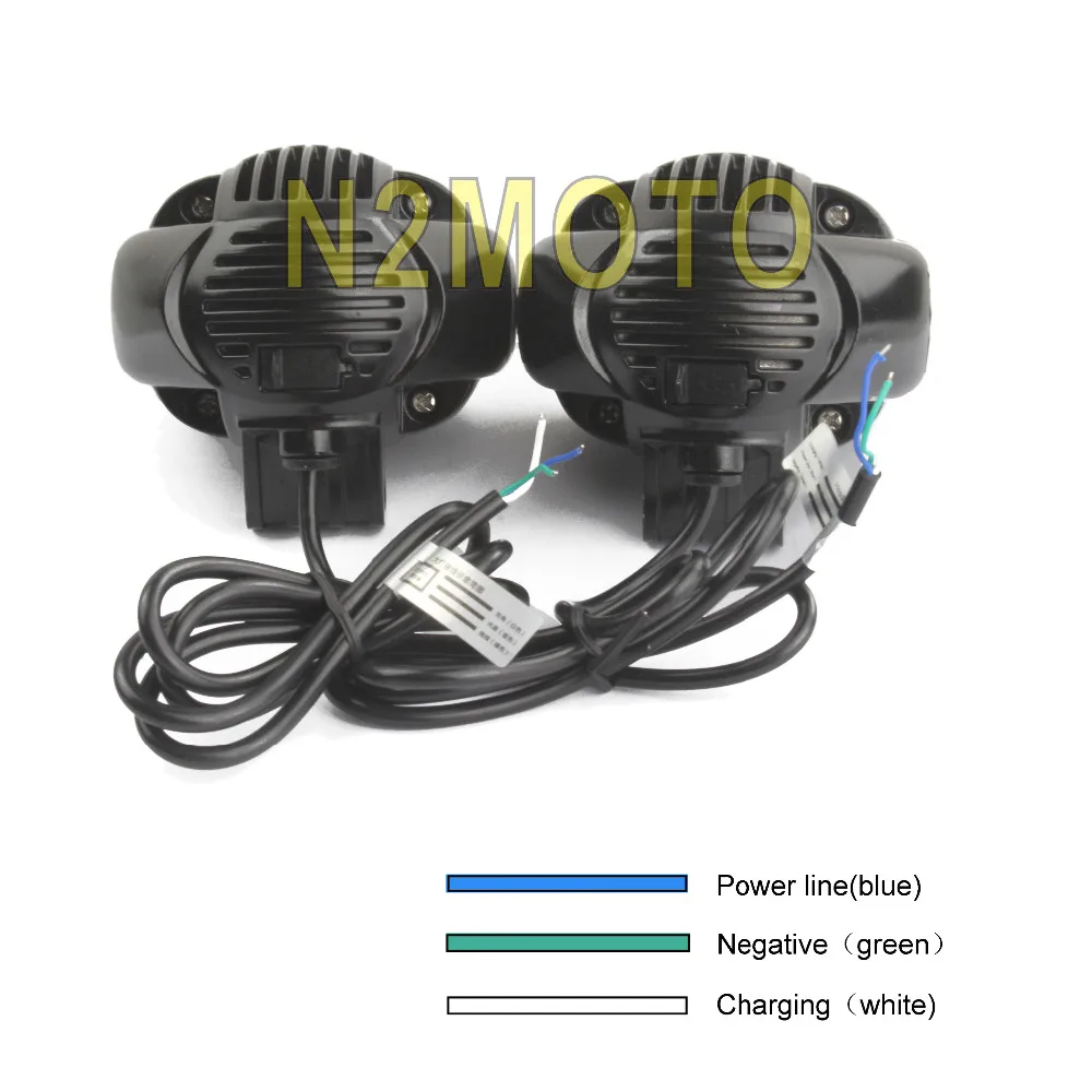 Фара светодиодная для мотоциклов 20 Вт с USB зарядкой 28 мм 1 1/8 дюйма|bmw r1200gs headlight|r1200gs