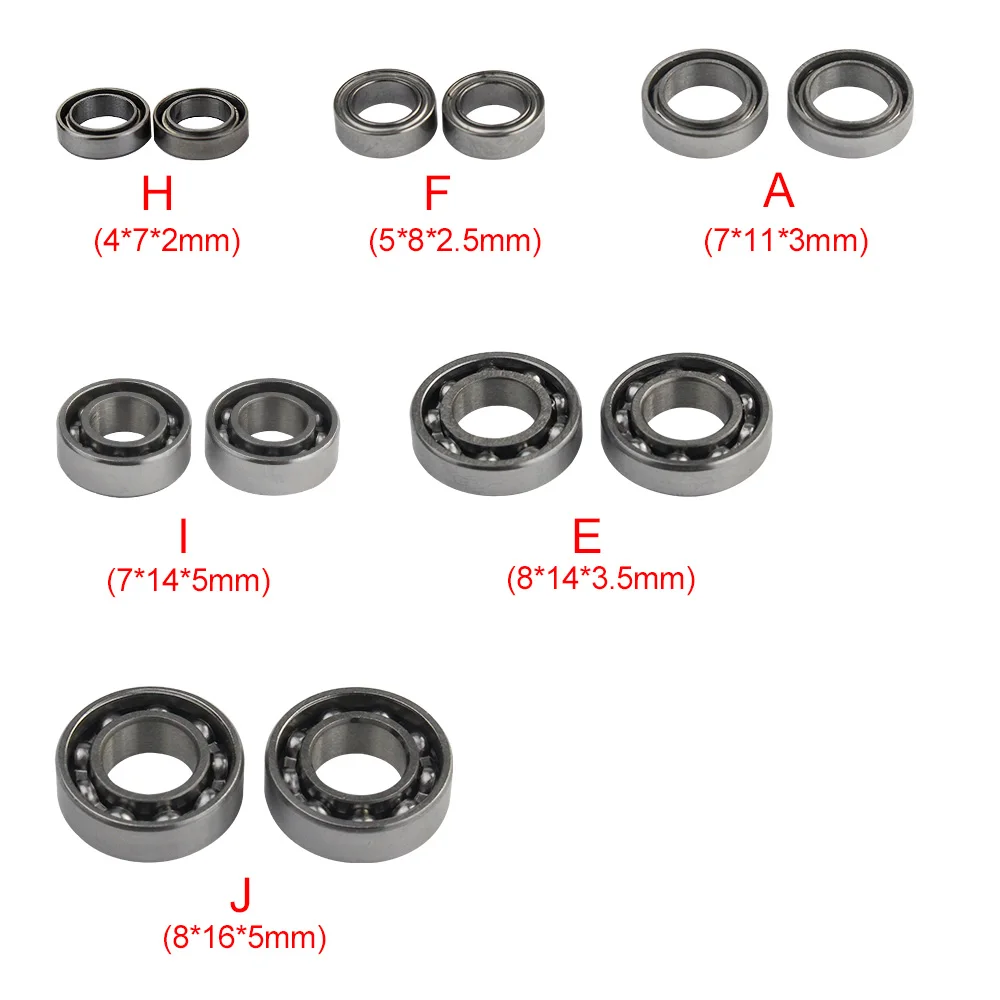 2pcs Stainless Steel Fishing Reel Ball Bearings Spool Bearing 2pcs Stainless Steel Fishing Reel Ball Bearings Spool Bearing