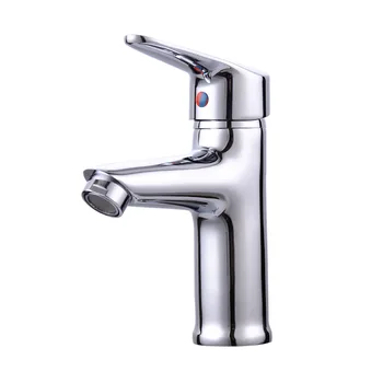 

Cold and hot single hole faucet of copper Pearl
