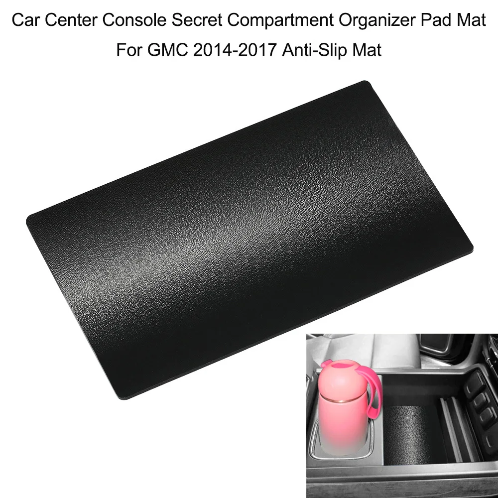 

Car Anti-Slip Mat Car Center Console Secret Compartment Organizer Pad Mat For GMC 2014-2017