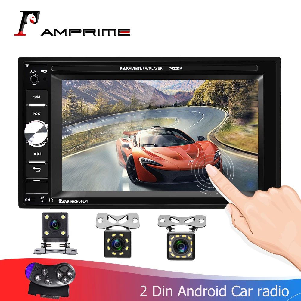 car audio gps Bluetooth Double 2Din 6.2" Car Stereo Radio Mirror Link