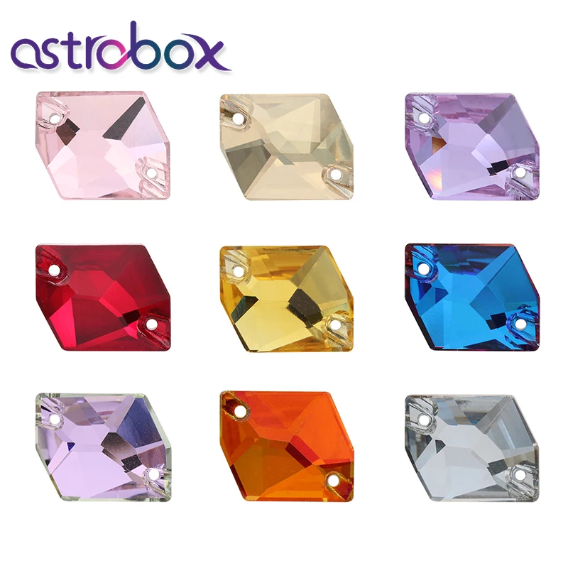 Astrobox блестящий цвет пришивные стразы аппликация шитье свободный драгоценный