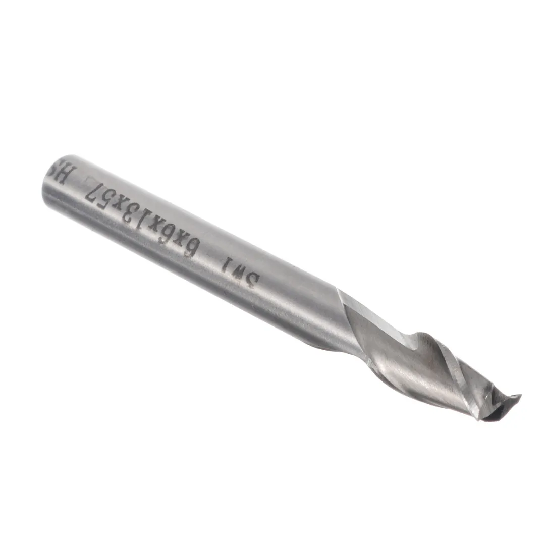 One Pieces 2 Flute Straight Shank End Mill Cutter CNC Drill Bits for Woodworking Milling Cutter Tool 4/6/8/10/12mm Machine Tool