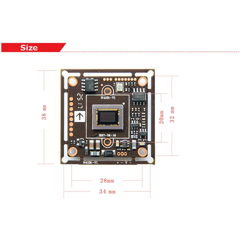 1080P 2MP SONY 1/2.8 &quotIMX307 NVP2441H CMOS плата 4 в 1 Starlight высокой четкости AHD CVI TVI аналоговая