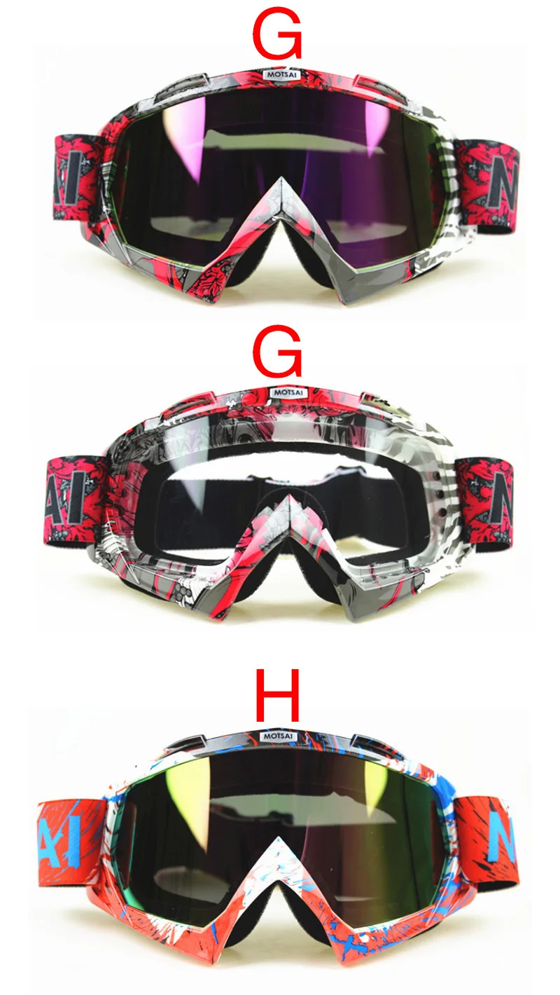 best motorcycle glasses for wind BOTSAI New High Quality Transparent Sport Racing Off Road Oculos Lunette Motocross Goggles Glasses For Motorcycle Dirt Bike Helmet Motorcycle Full Face