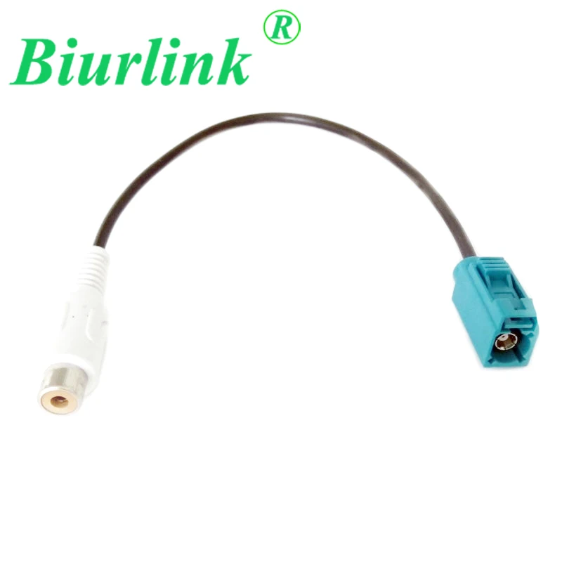 

Biurlink Fakra RCA Reversing Camera Rear Adapter Cable for Video Sources Connection for Mercedes Benz