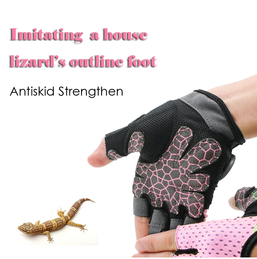 Men Women Summer Half Finger Gym Gloves Body Building Fitness Exercise Training Crossfit Gloves Sports Weight Lifting Gloves
