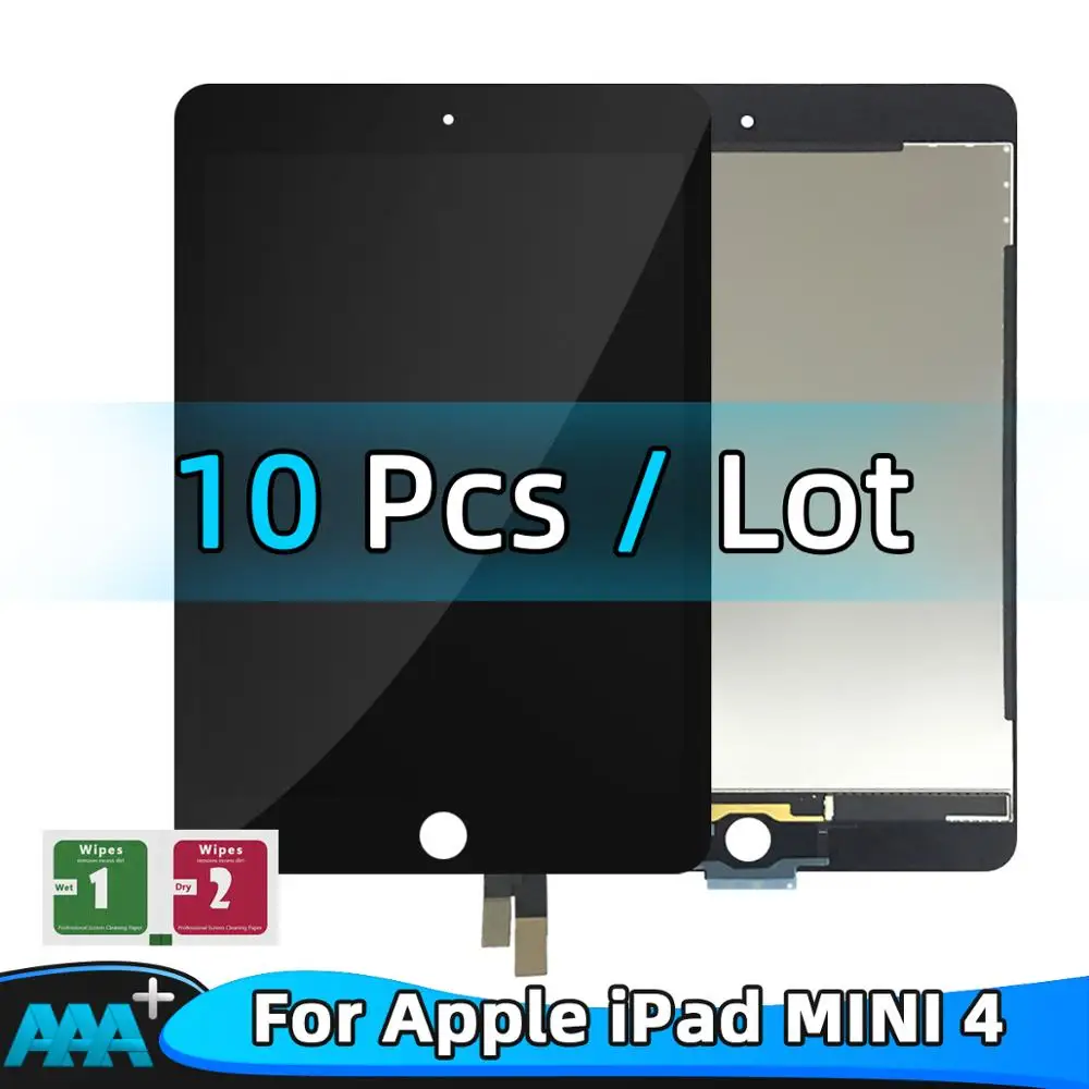 

LCD For iPad mini 4 Mini4 A1538 A1550 100% Grade AAA+++ LCD Display Touch Screen Digitizer Panel Assembly Replacement Parts