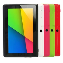 6 Colors 4GB Q88 7 inch Tablet PC Allwinner A23 Dual-core 512MB/4GB 800 x 480 Dual Camera WIFI 2500mAh tablet