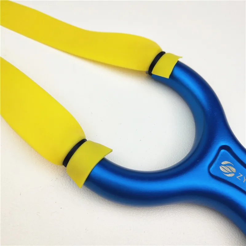Powerful New stainless steel quick installation rubber band slingshot flat leather bow precision aiming point Slingshot